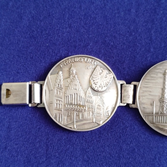 Vintage Germany Bracelet Souvenir Coin Deutschland Rare 7" - Picture 4 of 16